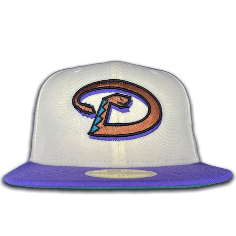 59FIFTY Arizona Diamondbacks Chrome/Purple/Green Inaugural Season Patch