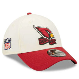 Arizona Cardinals Cream New Era 2022 Sideline 39THIRTY Two Tone Flex Hat