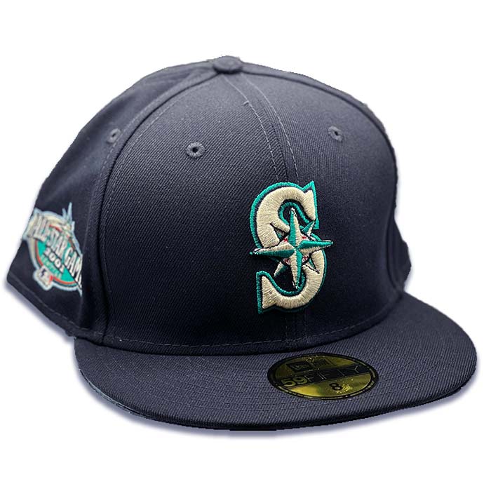 New Era 59FIFTY Seattle Mariners 2001 All-Star Game Patch Fitted Hat 7 1/8