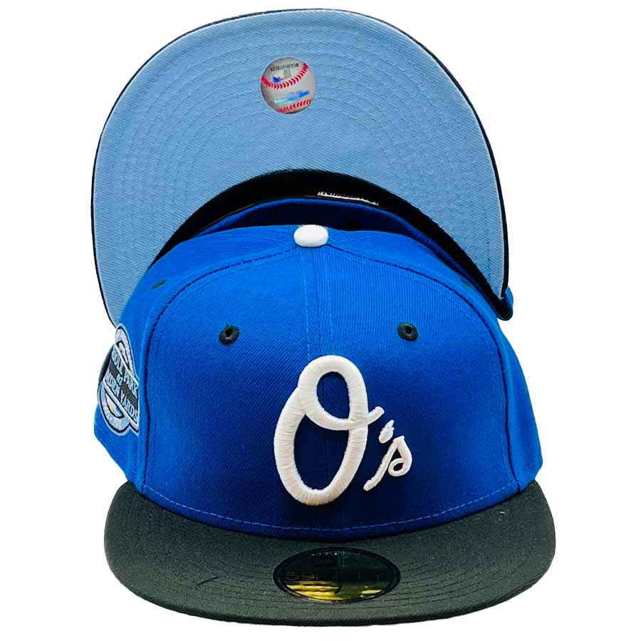 Baltimore Orioles Blue Oreos 20th Anniversiary Camden Yards Side Patch  Light Blue UV New Era 59Fifty Fitted Hat