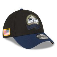 Seattle Seahawks New Era 2022 NFL Salute to Service Collection 39THIRTY Flex Hat