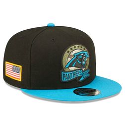 Carolina Panthers New Era 2022 NFL Salute to Service 9FIFTY Snapback Adjustable Hat