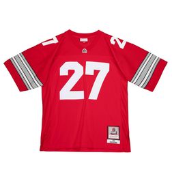 Ohio State Buckeyes Eddie George 1995 Mitchell & Ness Red Legacy Jersey