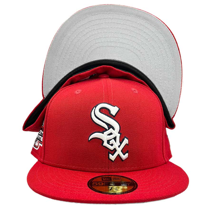 New Era 59FIFTY Fourth Chicago White Sox 2003 All Star Game Patch Hat - Red, Navy Red/Navy / 7 1/8