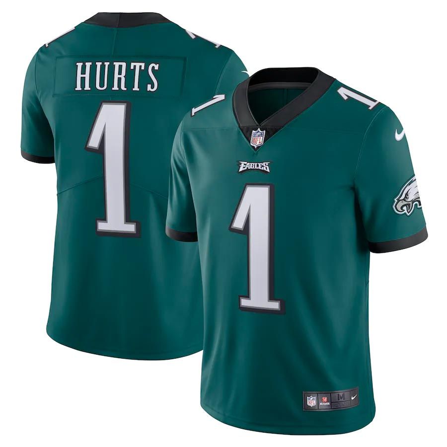 Men's Jalen Hurts Midnight Green Philadelphia Eagles Replica Jersey