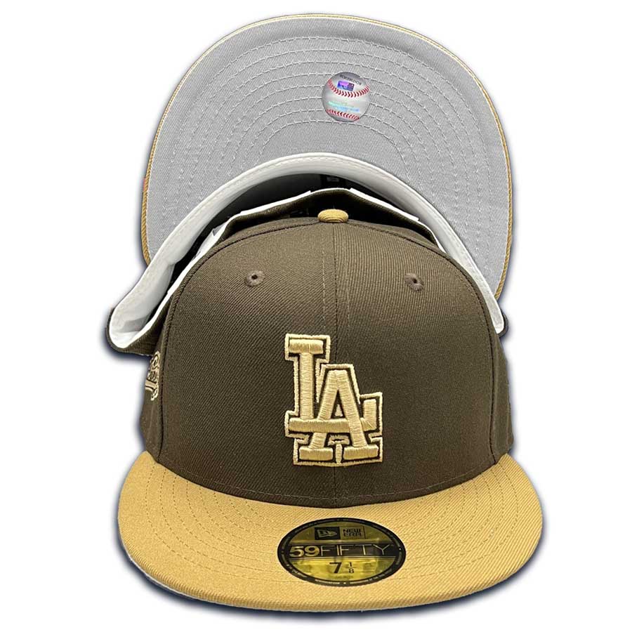 Los Angeles Dodgers Brown New Era 59Fifty On Field Fitted Hat