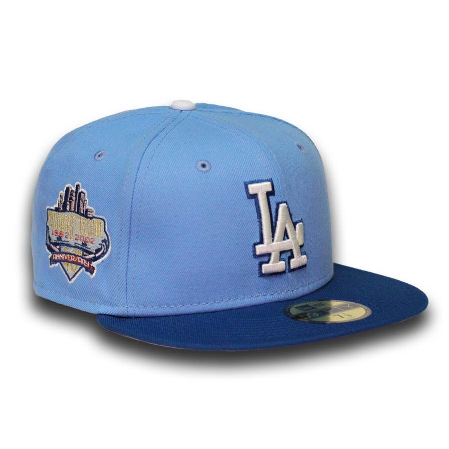 Los Angeles Dodgers Baby Blue Two Tone 40th Anniversary Patch Blush UV