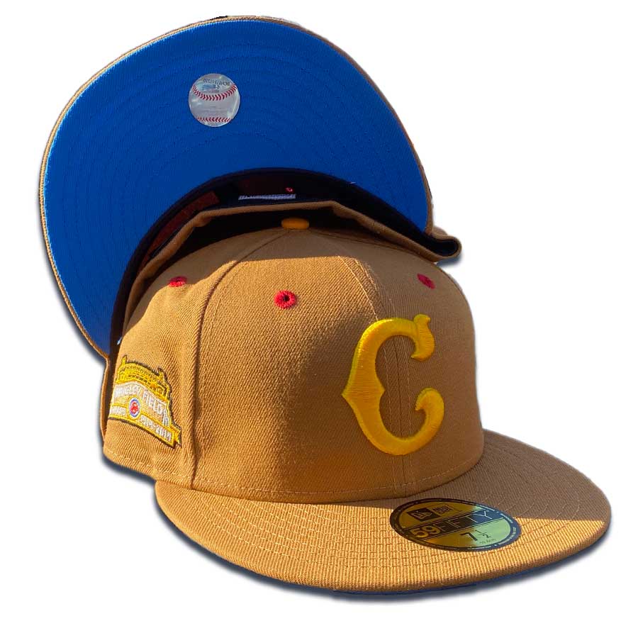 New Era Caps Chicago Cubs 59FIFTY Fitted Hat Red/Gold