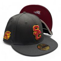 Cappello USC Trojans NCAA Berretto Collegiale Cucito Regolabile Bel Look - Foto 10