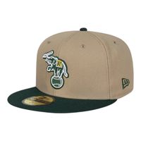 New Era Oakland Athletics 50th Anniversary Mascot Satin Brim Edition 59fifty Fitted Casquette