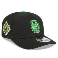 New Era 9Fifty San Diego Padres 1984 A-Frame Snapback Hat Brown Gold