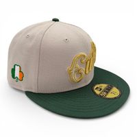 Chicago Cubs Stone and Green Gold UV New Era 59FIFTY Fitted Hat