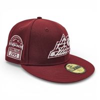 Colorado Rockies Brick Red Leon in the Lab Coors Field Patch Grey UV New Era 59FIFTY Fitted Hat