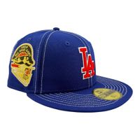 LA Dodgers 2020 World Series Side-Patch 59FIFTY Hat 7 1/8 New Era Royal Blue NEW