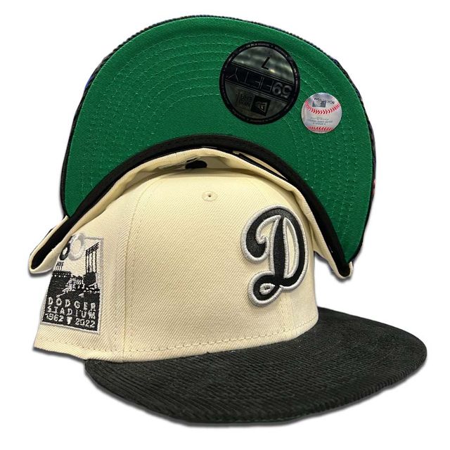 Los Angeles Dodgers Chrome Puck Pack D Logo Corduroy Bill 60th WS
