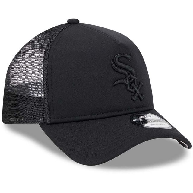 Chicago White Sox Black All Day Trucker New Era 9FORTY A Chicago White Sox Black All Day Trucker New Era 9FORTY A
