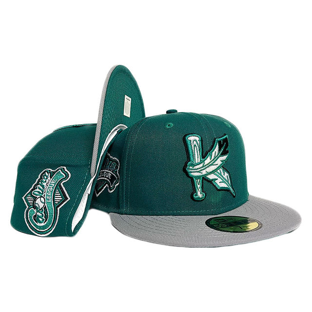 Kinston Indians Green Two Tone Carolina League Patch Green UV New