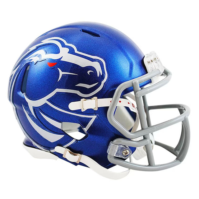 Boise State Broncos Blue Revolution Riddell Throwback Speed Mini