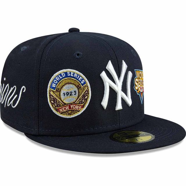 Navy Blue New York Yankees 27X World Series Champions Ring
