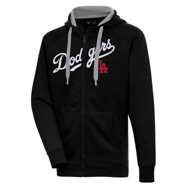 Los Angeles Dodgers Black Script Victory Antigua Mens Full Los Angeles Dodgers Black Script Victory Antigua Mens Full