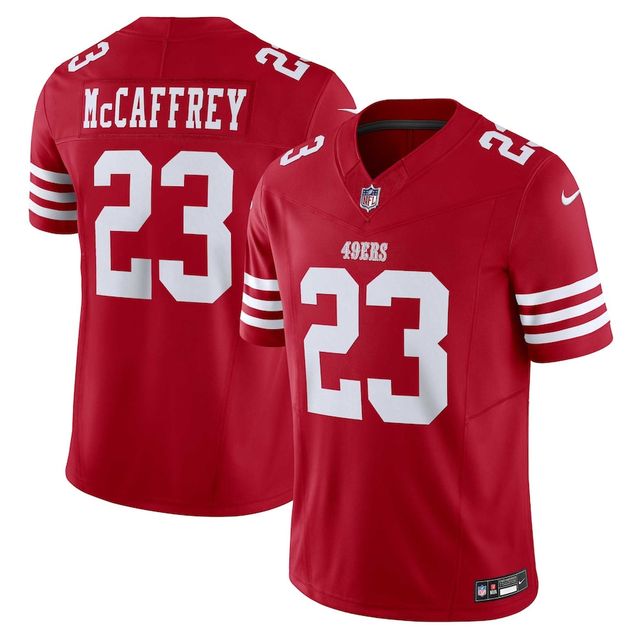 San Francisco 49ers Christian McCaffrey Scarlet Nike Vapor F.U.S.E 