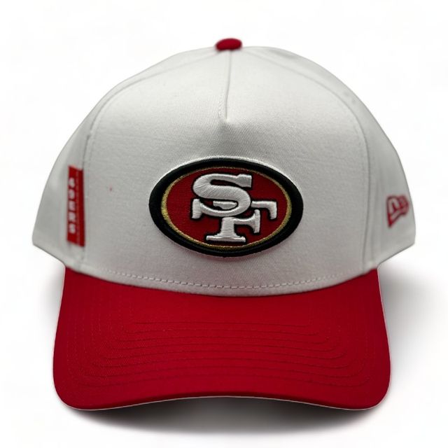 【海外限定】New Era 9FORTY A-Frame NFL San Francisco 49ers Men's San Francisco 49ers Feature x New Era Black Satin A
