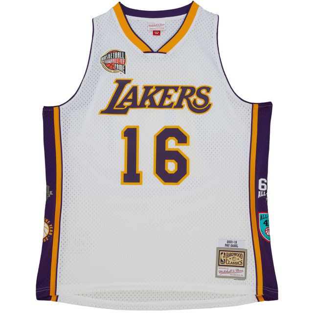 Los Angeles Lakers Pau Gasol Mitchell & Ness Hall of Fame Class of