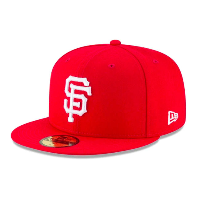 San Francisco Giants Red Basic New Era 59FIFTY Fitted Hat | Pro