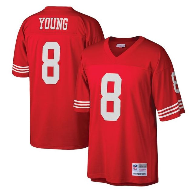 Youth San Francisco 49ers Steve Young Mitchell & Ness Red 1990