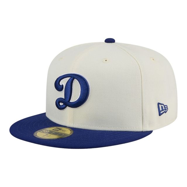 Los Angeles Dodgers D Logo Chrome Blue Two Tone New Era 59FIFTY