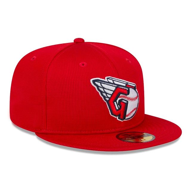 Casquette New Era Cleveland Guardians 59Fifty – Taille 8 – Rouge Ajustée – Neuve