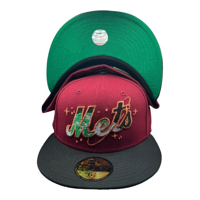 mets fitted hat colors