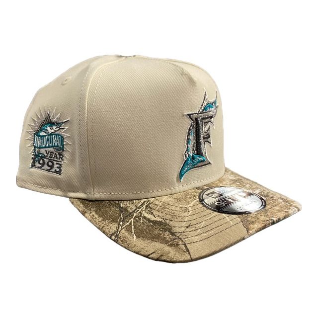 Cappellino New Era Florida Marlins 2003 WS – Snapback Nero E Verde Acqua, Nuovo Con Etichette