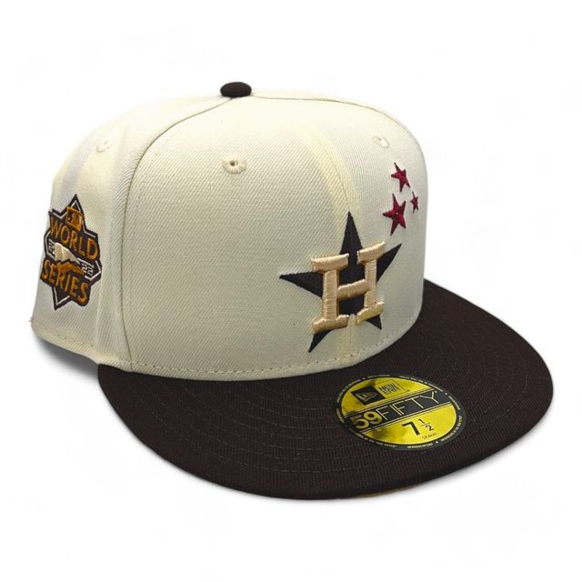 帽子 NEW ERA Houston Astros - CHROME/BROWN New Era Houston Astros Chrome World Series 59Fifty Men's