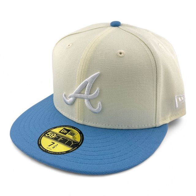 Atlanta Braves Chrome and Light Blue Gray UV New Era 59FIFTY