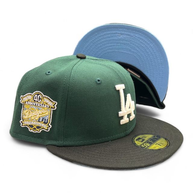 Los Angeles Dodgers Green and Black Two Tone 40th Anniversary