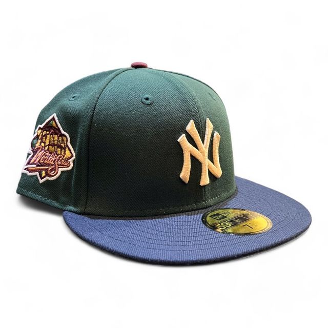 New York Yankees Green and Blue 1999 WS Patch Gray UV New Era