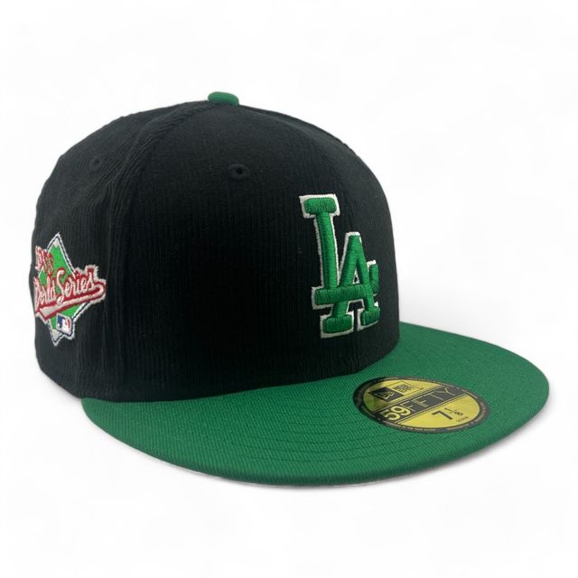Los Angeles Dodgers Black Corduroy with Green Bill 1988 WS