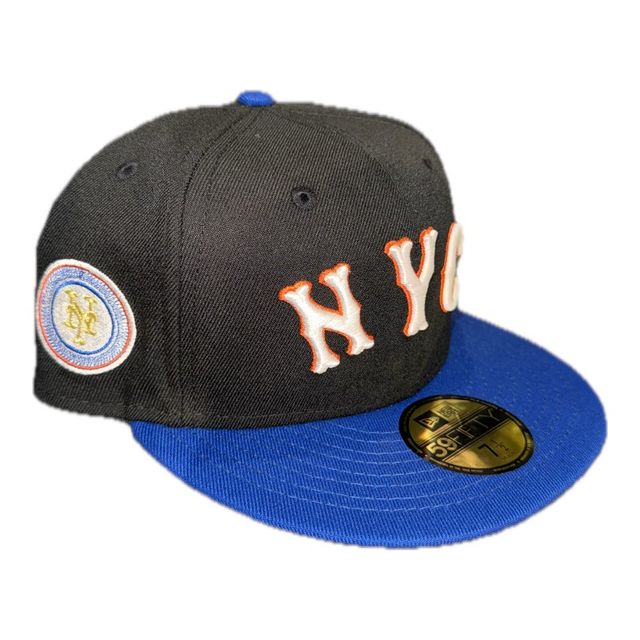 New York Mets Black and Royal Blue City Connect New York Mets Black and Royal Blue City Connect