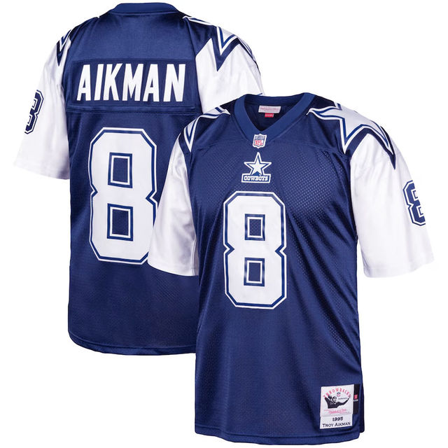 TROY AIKMAN DALLAS COWBOYS NFL MITCHELL & NESS NAME & NUMBER