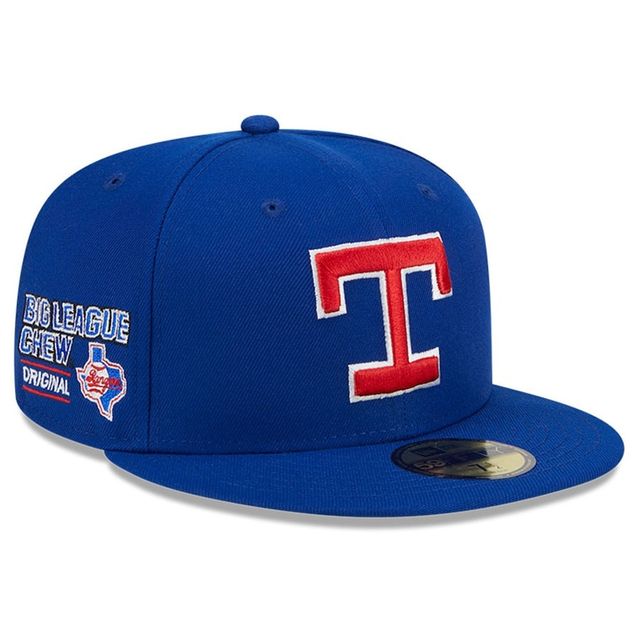 Texas Rangers Royal Blue Big League Chew Original New Era 59FIFTY