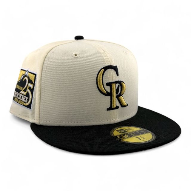 Colorado Rockies Chrome and Black 25th Anniversary Patch Gray UV