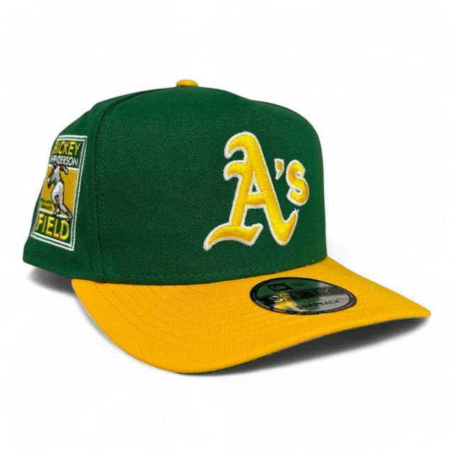 Oakland Athletics Green and Yellow Green UV New Era 9FIFTY A-Frame