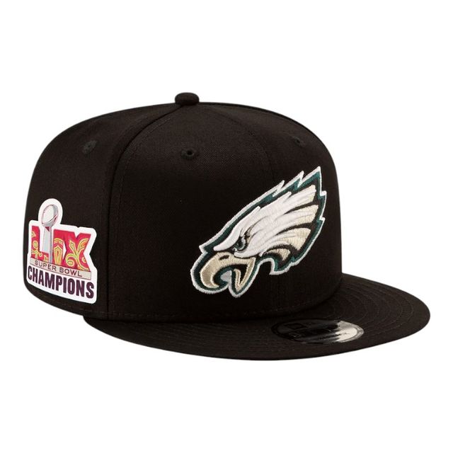 Philadelphia Eagles Black Super Bowl LIX Champions Patch New Era