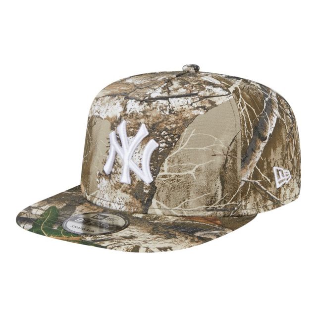 New York Yankees Realtree Camo Grey UV New Era 9FIFTY A-Frame