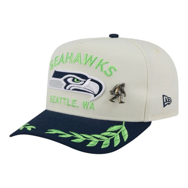 Seattle Seahawks Cream and College Navy 2025 NFL Draft New Era A