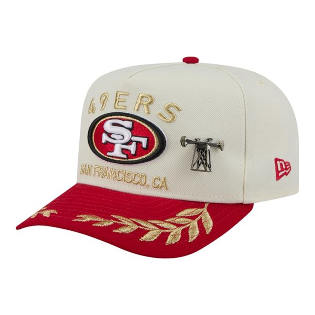 San Francisco 49ers Cream and Red 2025 NFL Draft New Era A-Frame