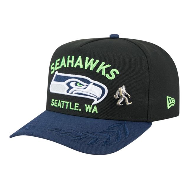 Seattle Seahawks Black and Navy 2025 NFL Draft On Stage New Era A