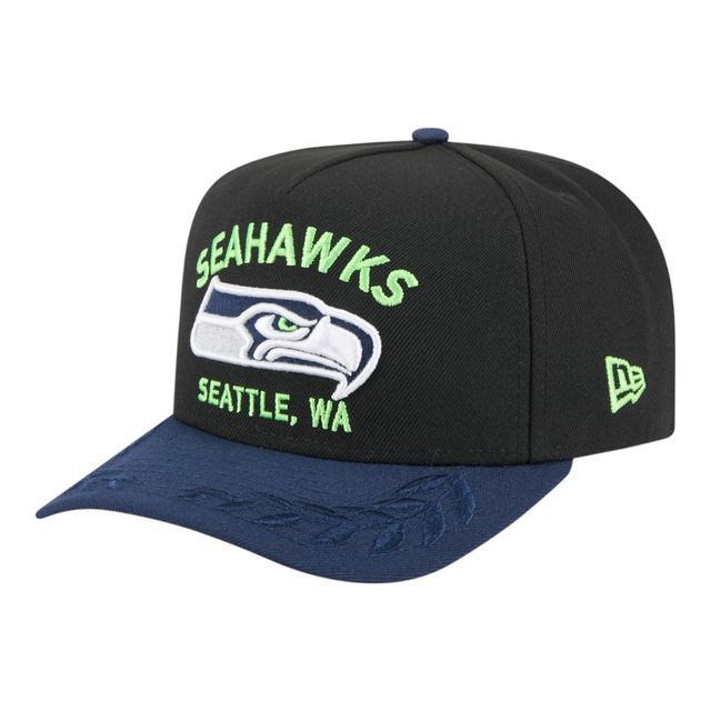 Seattle Seahawks Black and Navy 2025 NFL Draft New Era A-Frame