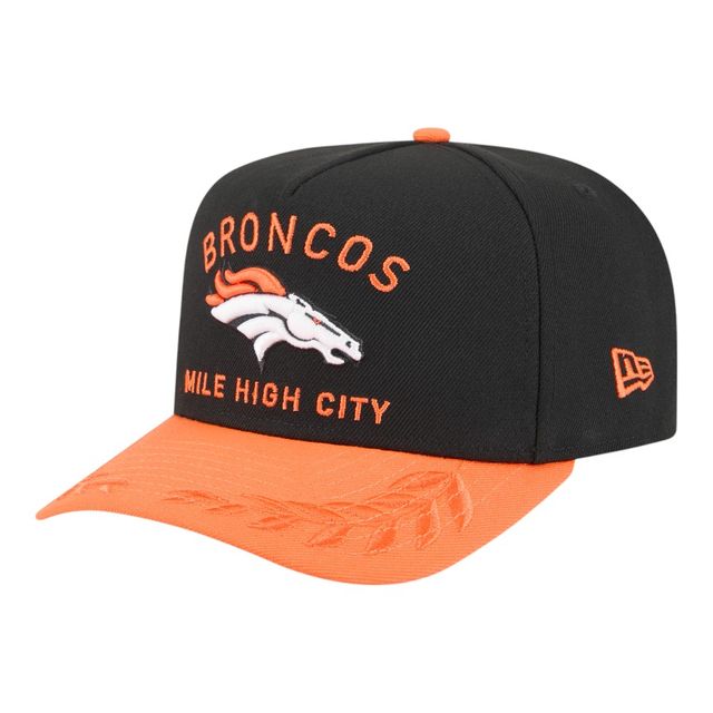 Denver Broncos Black and Orange 2025 NFL Draft New Era A-Frame